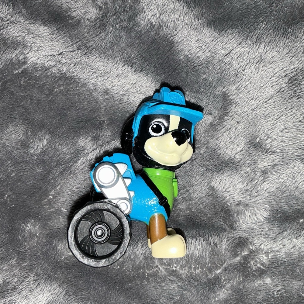 Paw Patrol Dino Rescue‎ Rex Wheelchair Figure Toy Dog Puppy- Spin Master